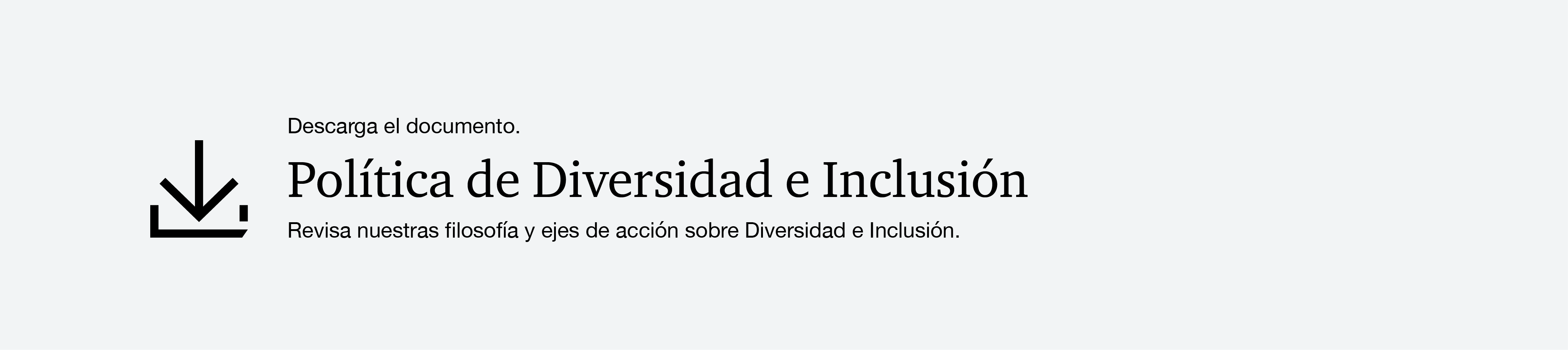 Diversidad e Inclusión